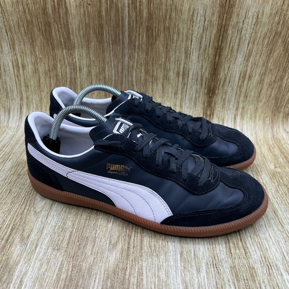 Puma Super Liga OG Retro Sneakers Men's Size 11 Navy Blue White Gum 356999-09